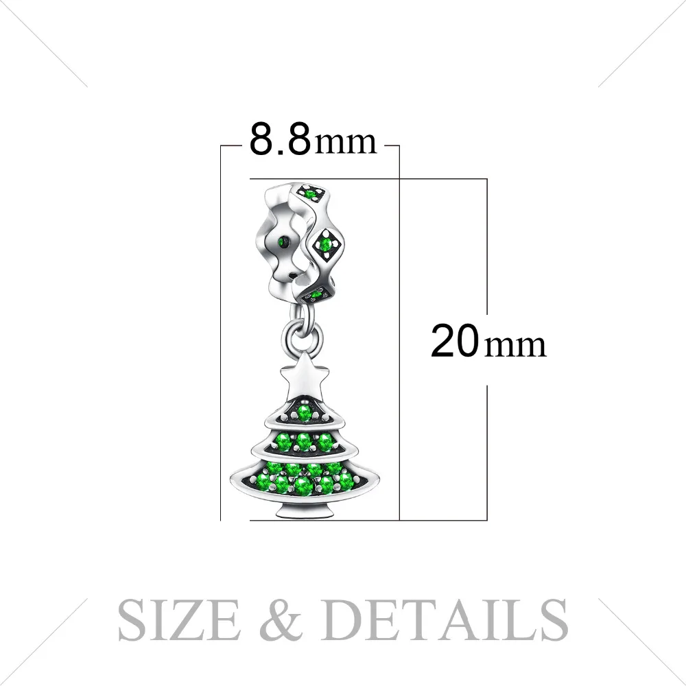 JewelryPalace время праздника Рождественская Елка зеленая 0.9ct кубического циркония 925