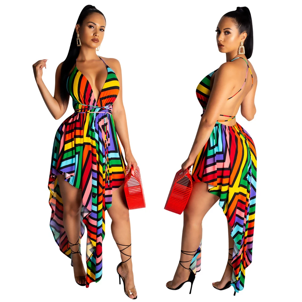 Женское платье без рукавов с V образным вырезом повседневное миди новое