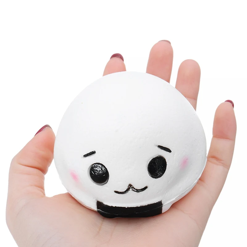 Милый рисовый онигири Kwaii мягкая игрушка-мяч 8 см медленно восстанавливает форму