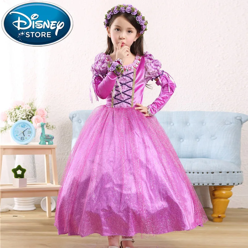 Летнее Детское платье для девочек Disney Холодное сердце платья с Золушкой Снежной