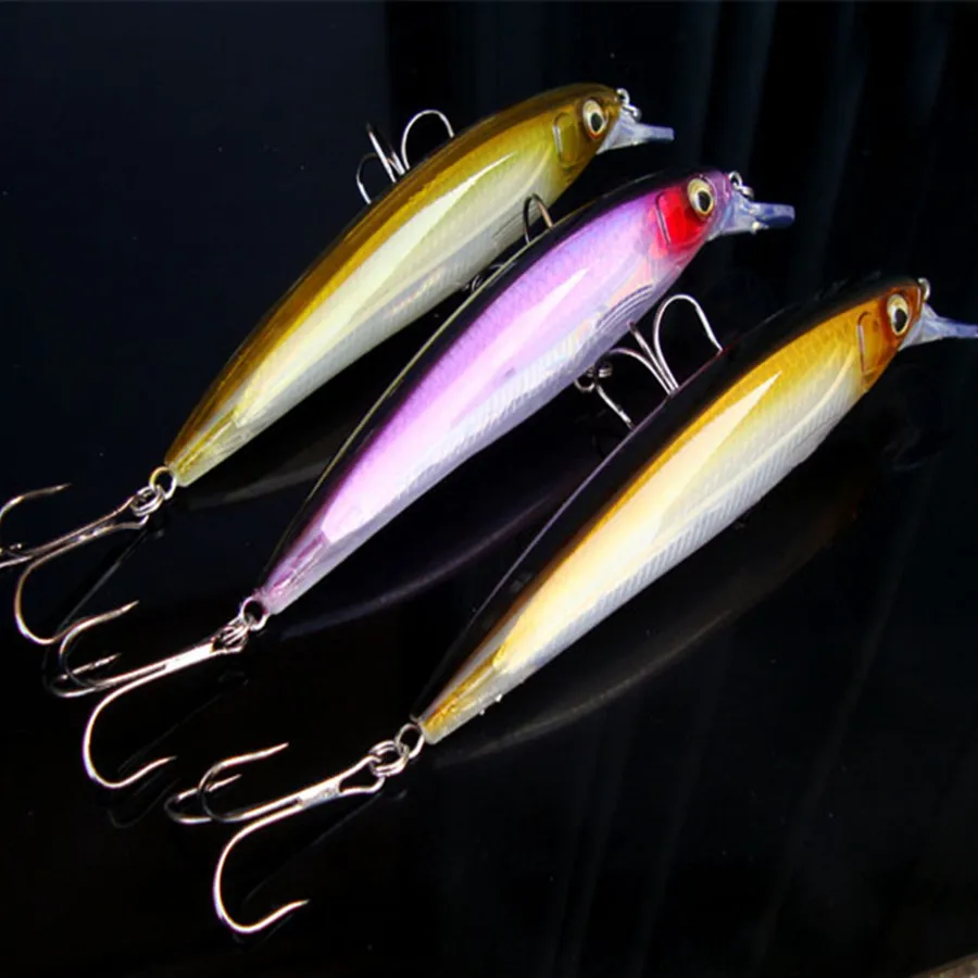 

2pcs*16cm/45g Hook Size 3/0 Minnow Sea Fishing Crankbait Bass Hard Bait Tuna Lures Wobbler Trolling Lure Treble Hook