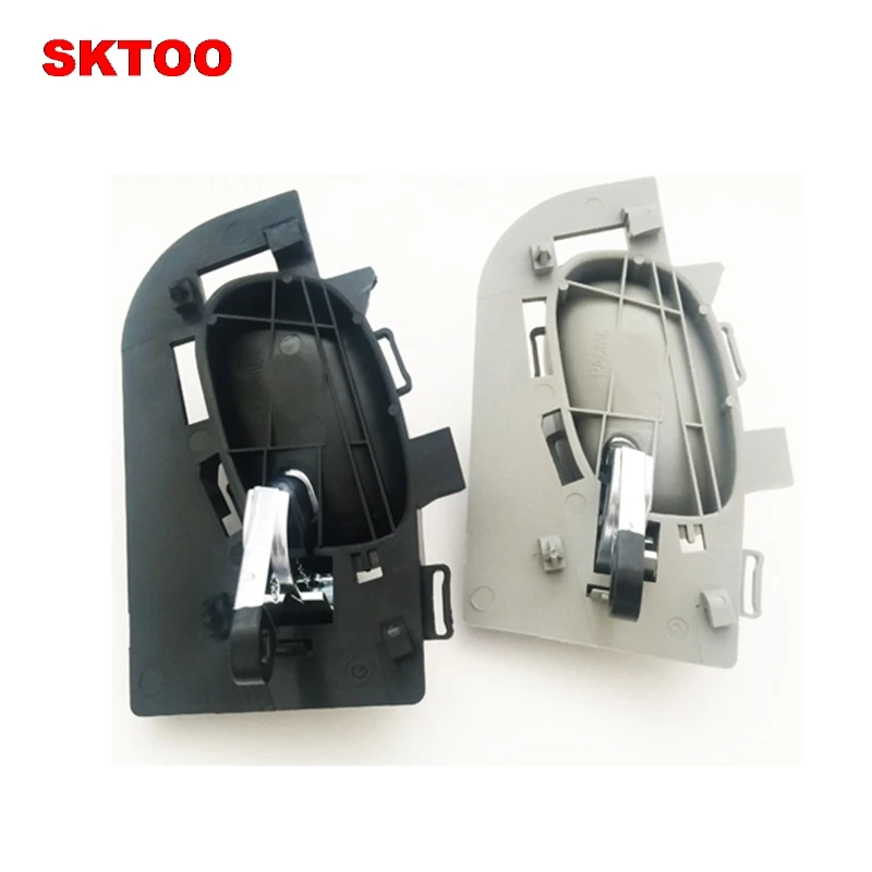 Хромированная и черная дверная ручка SKTOO для PEUGEOT 206 207 C2|black interior door handles|interior handledoor