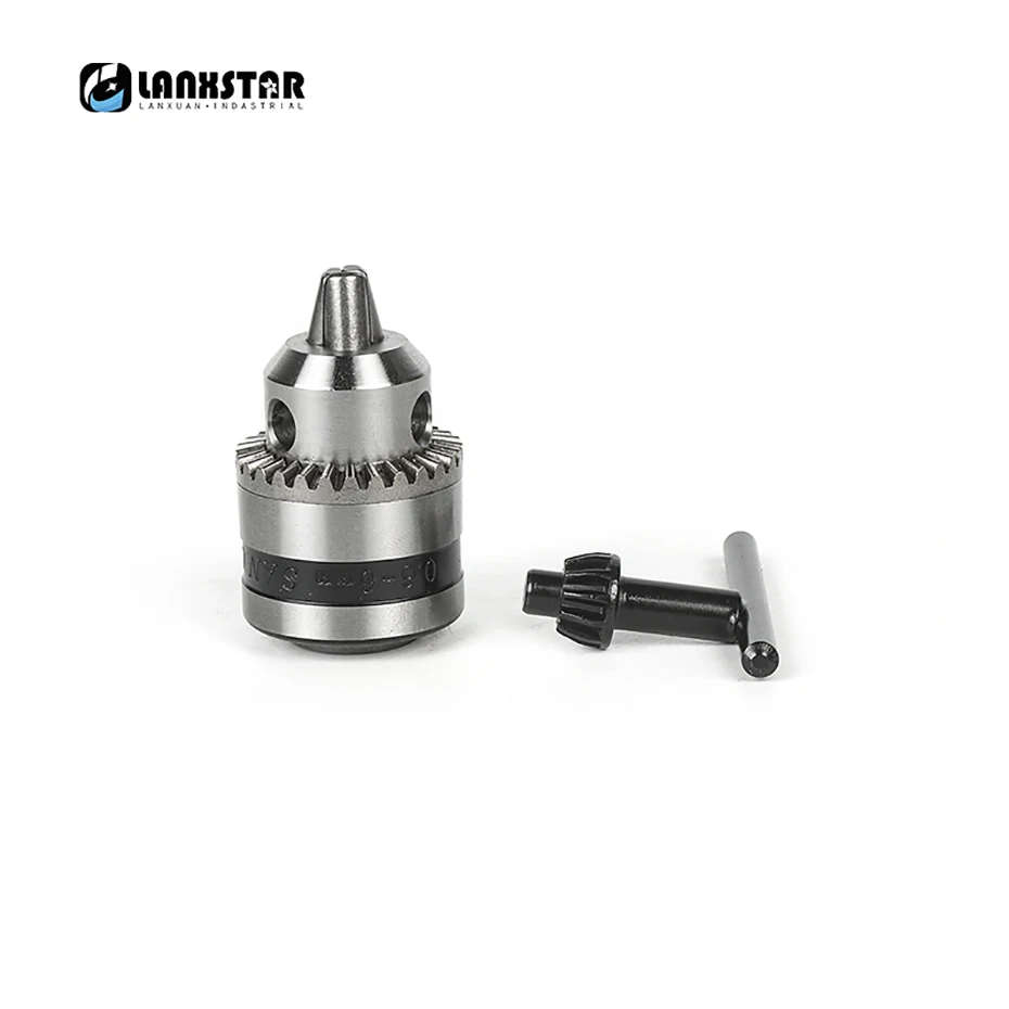 Lanxstar Chuck0.6-6 мм монтажный блок B10 зауженные Chuck Strap4/5/6/8 мм Подключение Сталь втулка вала двигателя ключ Мощность инструменты