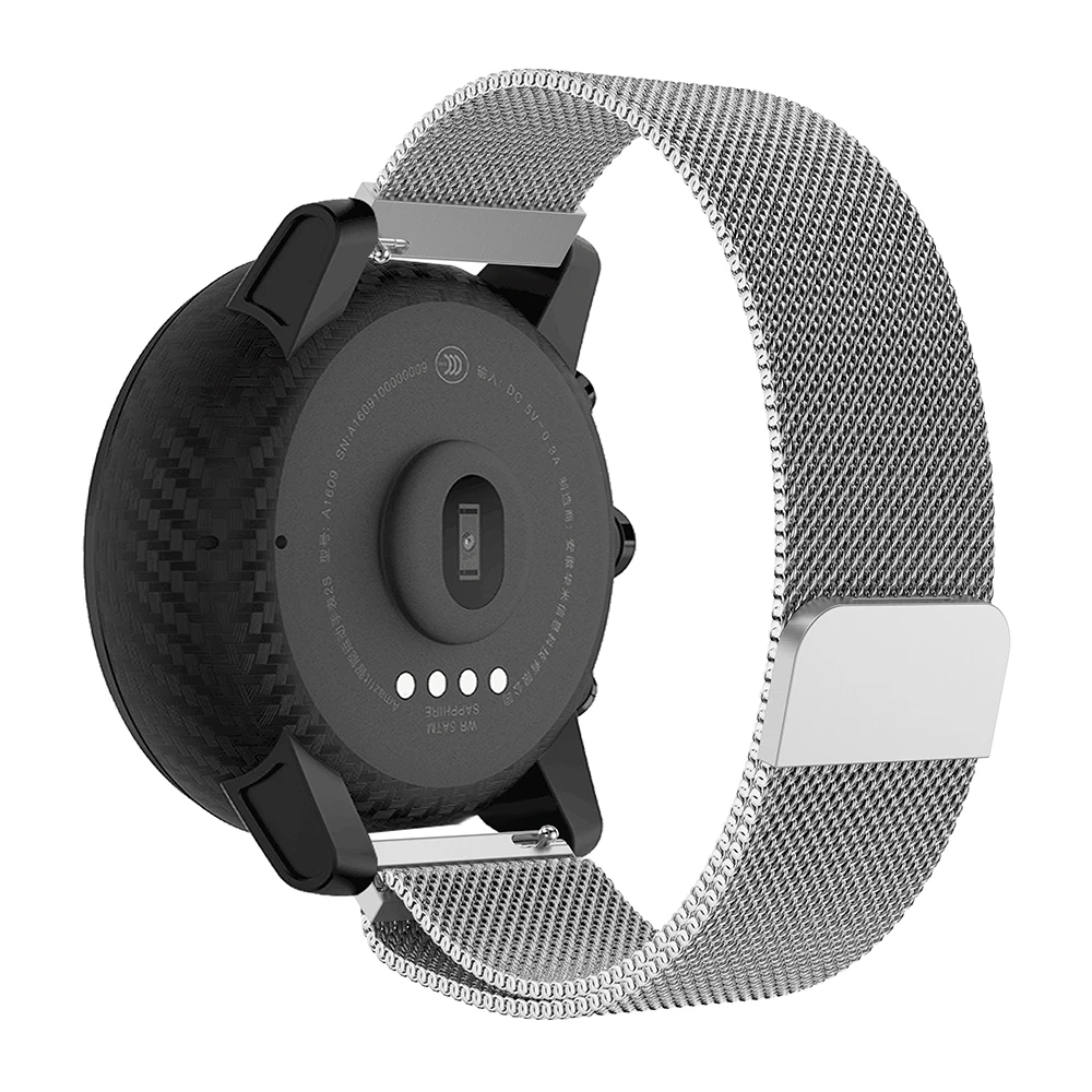 22 мм Миланский ремешок для Samsung Gear S3 Frontier классический часов браслет Huami Amazfit Stratos 2