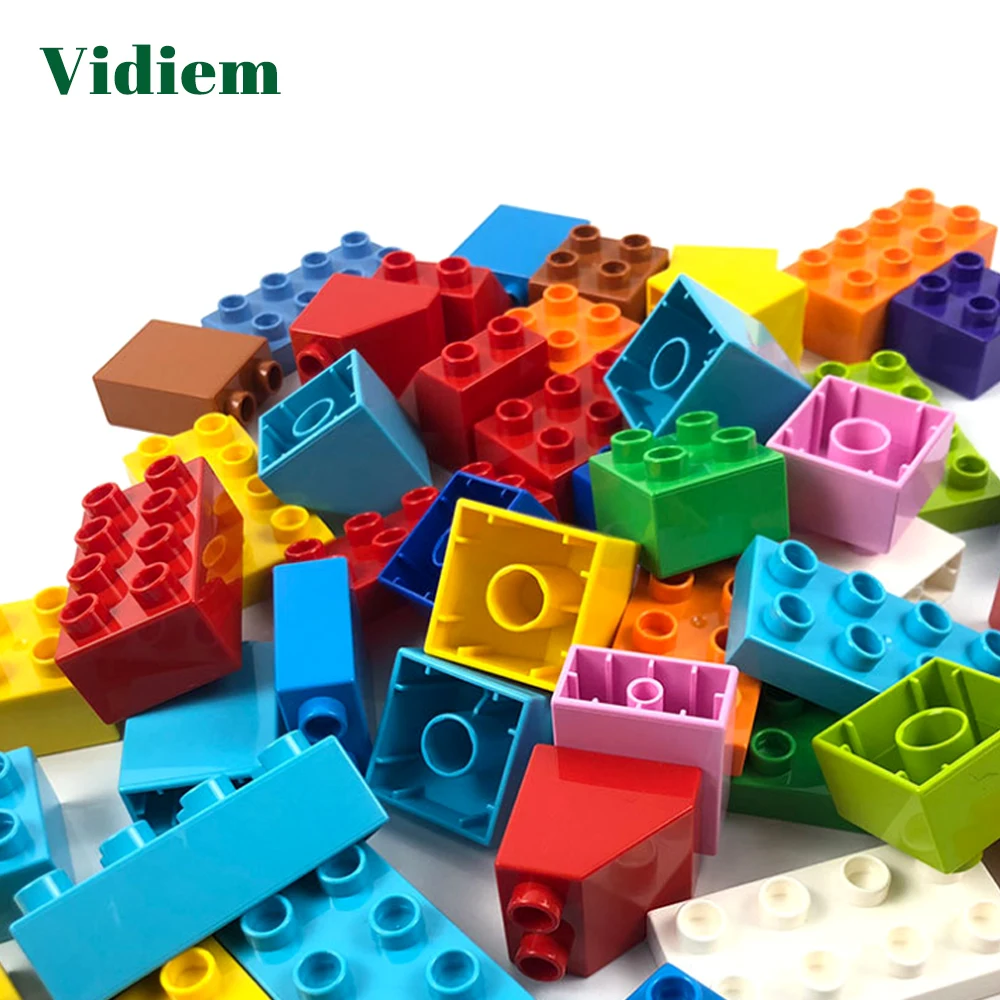 Vidiem раннего образования строительные блоки игрушки для детей 3 лет Diy подарки