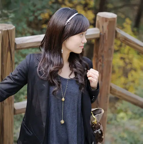 Горячая Распродажа модное ожерелье с кристаллами двумя шариками длинным отрезом