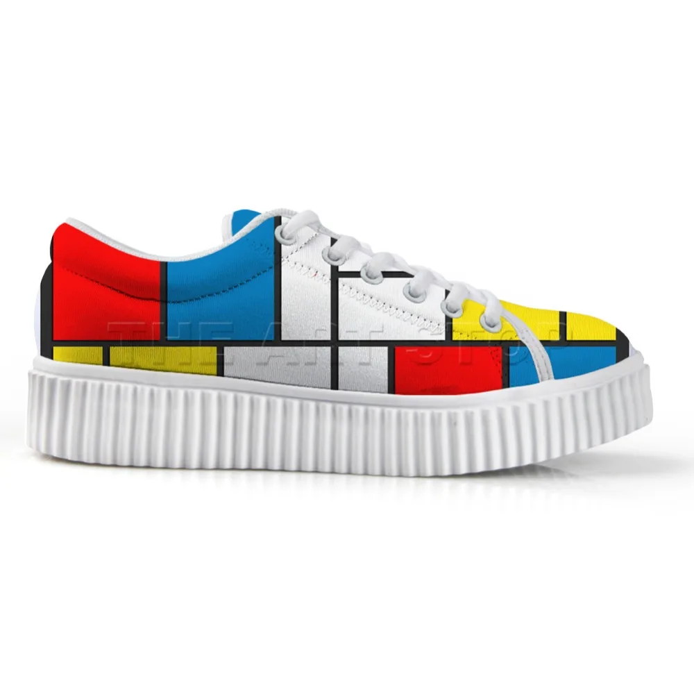 

2021 г., молодежная Молодежная парусиновая дышащая обувь для женщин, женская обувь с 3D геометрическим рисунком, супер светильник, удобные туфл...