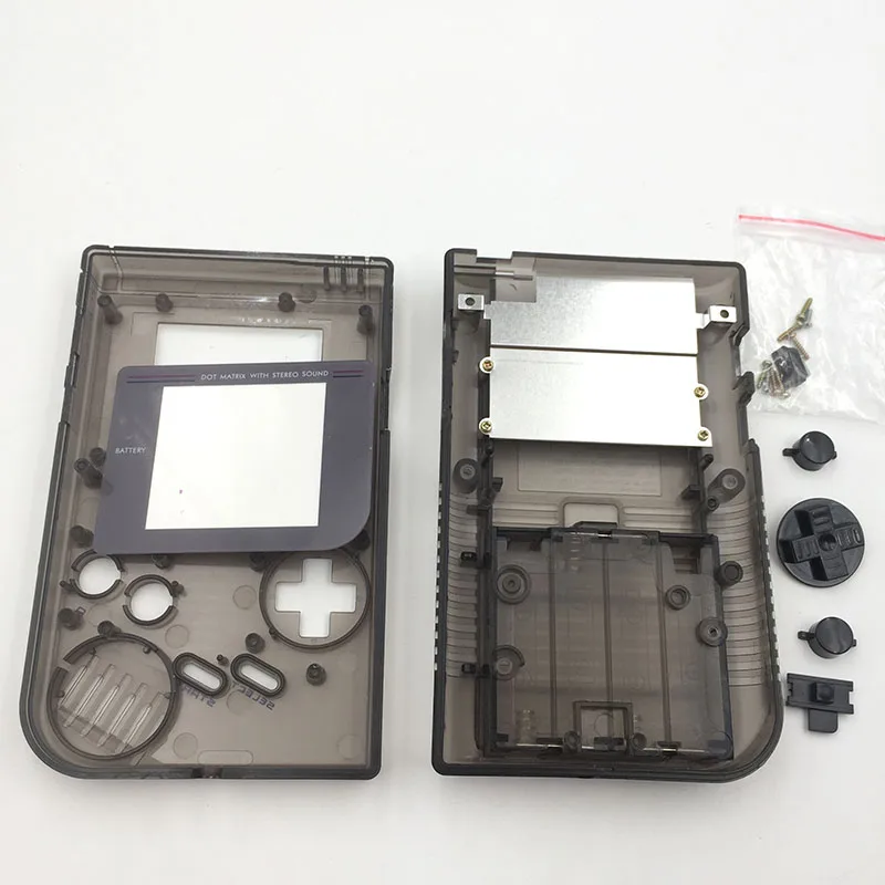 5 комплектов прозрачный корпус для дыма запасные части Nintendo GAME BOY DMG 01|Запасные