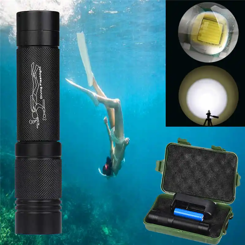 Мощный светодиодный фонарик водонепроницаемый t6 lanterna led recarregavel фонарь 18650
