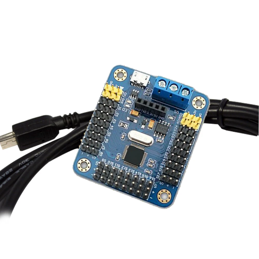 16CH канал способ управления Сервоприводом с мини USB кабель плата USC 16 драйвер рука