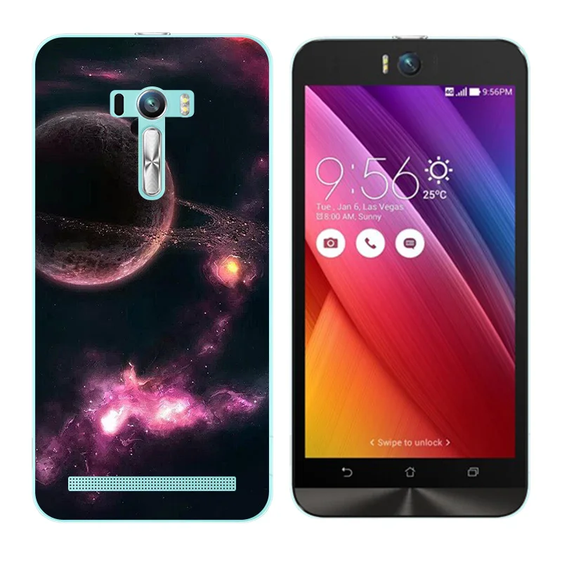 Для Asus ZenFone Selfie ZD551KL Ультратонкий чехол с треугольным принтом Мягкий ТПУ для сумки