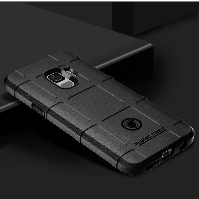 360 градусов Полная защита тела чехол для samsung S9 Мягкие TPU плотное Броня тактические защитный чехол
