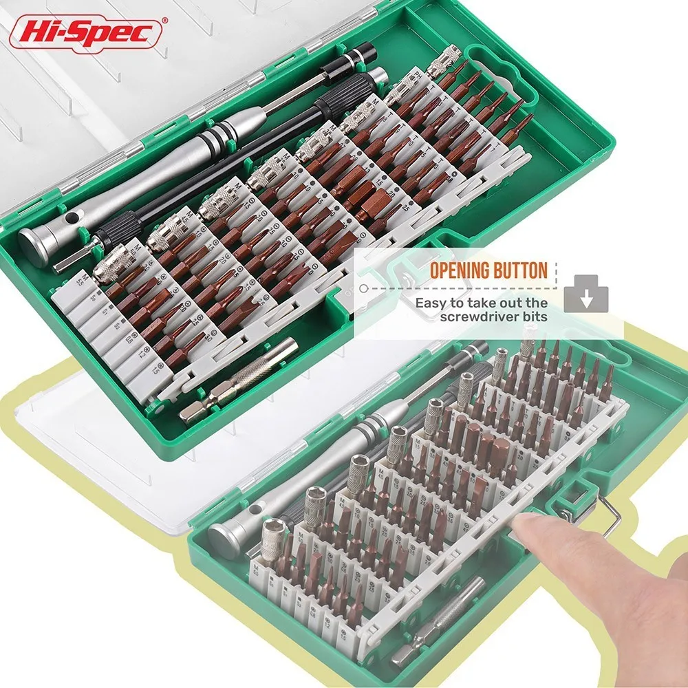 Hi-Spec 60 в 1 Набор отверток мини Прецизионная отвертка Набор бит Мультитул ремонтный ручной набор инструментов для телефона электроники ПК