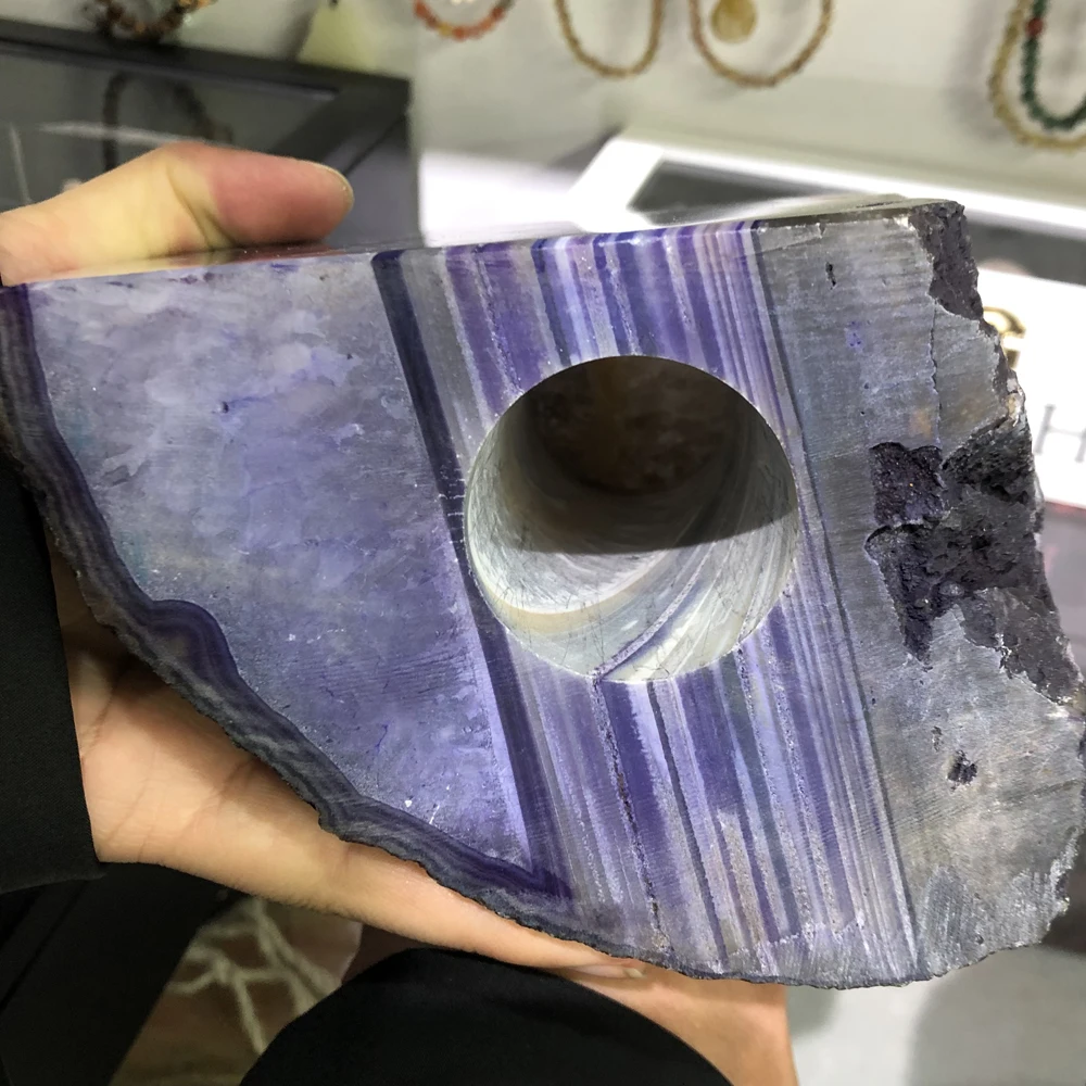 Натуральный агат Geode ночник окрашенный минеральный камень Geode Druzy Агат ломтик светодиодный ночник настольная лампа Рождественское украшение