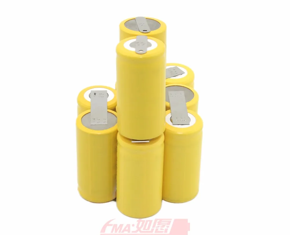Ni-Cd Sub C SC 12v 1200 1500 1800mAh перезаряжаемая батарея DIY для электроинструментов DEXTER Drill