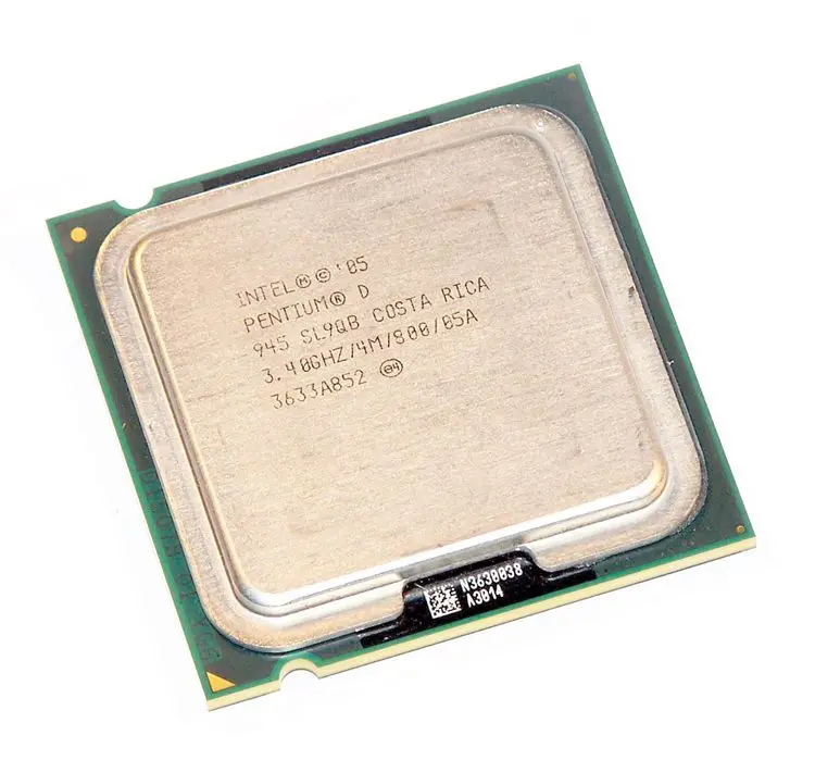 Двухъядерный процессор Intel Pentium D 945 3 4 ГГц м (SL9QQ SL9QB) разъем LGA 775 PD cpu|Процессоры| |