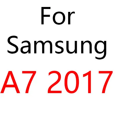 For A7 2017 100 шт./лот BRSUANG 360 градусов защитные чехлы для телефона полное покрытие противоударный жесткий чехол для samsung S7Edge A8 J6 J530 A710 S9P - Цвет: For A7 2017