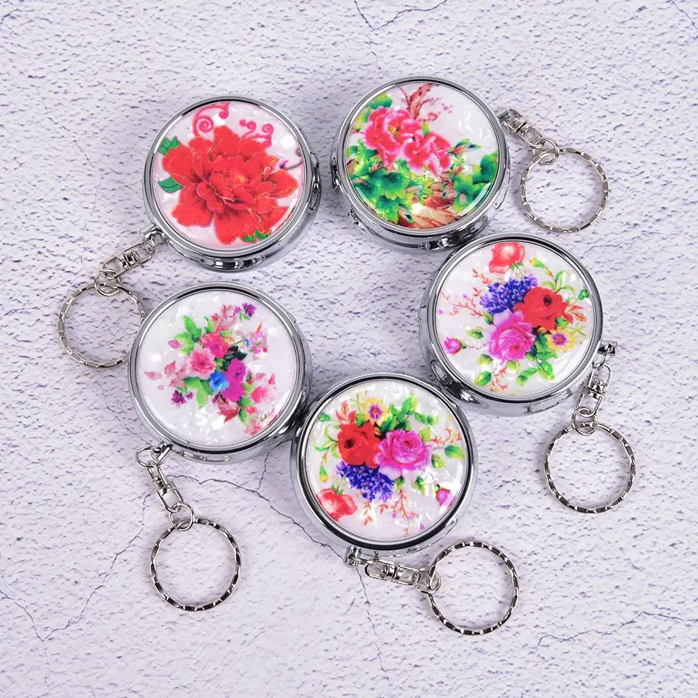 Портативный контейнер для хранения таблеток косметики новинка Металлический