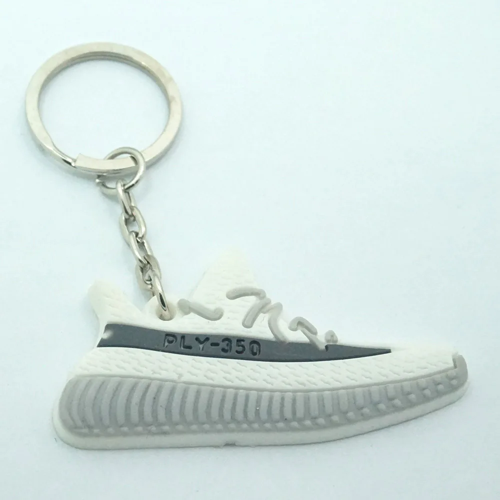 50PCS 50 шт. силиконовые тапки брелок SPLY-350 BOOST 350 V2 брелок обувь Автомобильный держатель для ключей женщина Для мужчин сумку очарование аксессуары брелоки - Цвет: 50PCS