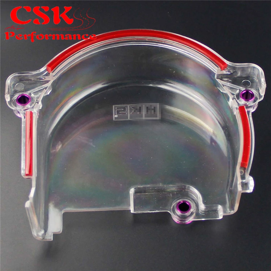 Одиночная Прозрачная крышка ремня синхронизации для Mitsubishi Lancer 4G13 4G15|timing belt cover|clear