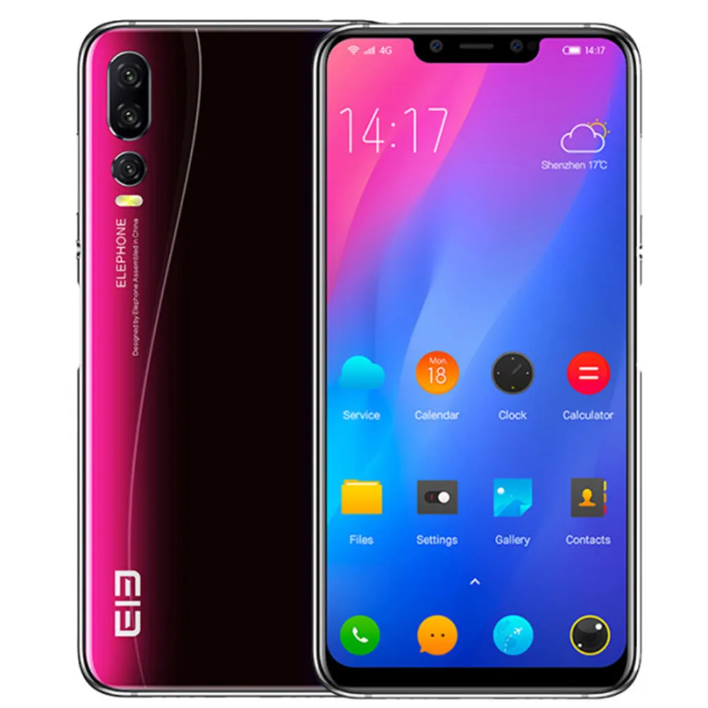 Версия EU Union ELEPHONE A5 4 ГБ ОЗУ 64 Гб ПЗУ Helio P60 MTK6771 2 0 ГГц Восьмиядерный 6 18 дюймовый