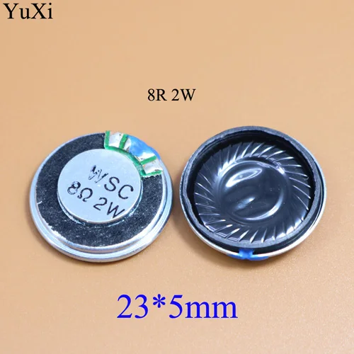 23mm Юйси 8 Ом 2 Вт 1 Вт 8R 1/2 Вт 20 мм 22 мм 23 мм 26 мм 28 мм 32 мм 36 мм 40 мм диаметр громкий динамик - Цвет: 23mm