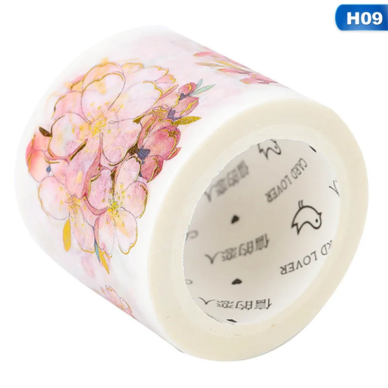 09 1X Романтический cherry blossom серии DIY декоративные изоляционная лента каваи васи лента Канцелярские клейкая лента этикетка наклейка - Цвет: 09