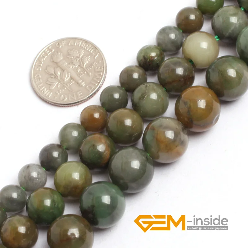 Бусины из зеленого нефрита 6 мм 8 10 мм|beads natural|stone beadsbeads for jewelry making |