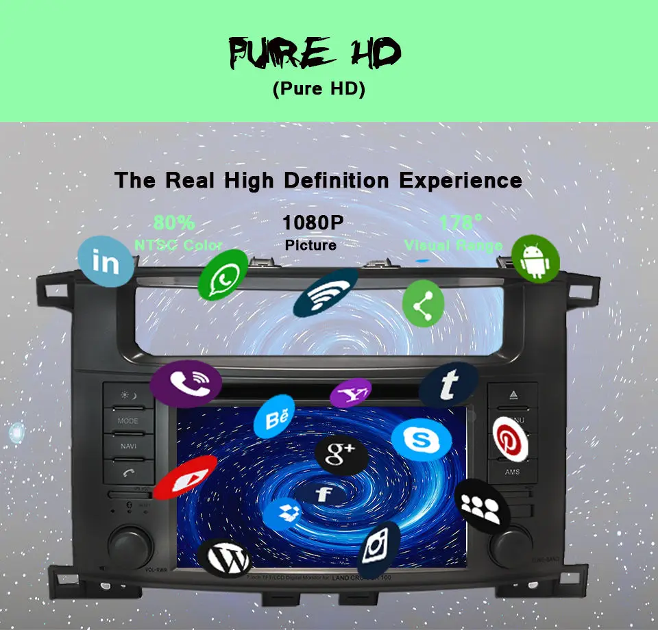 Восьмиядерный 1024*600 android 10 автомобильный DVD GPS навигационный плеер Автомобильный