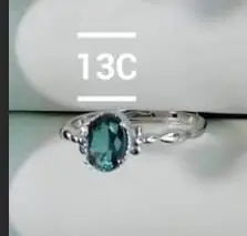 Красивые серебряные драгоценные камни кольца случайный микс колец оптовая цена