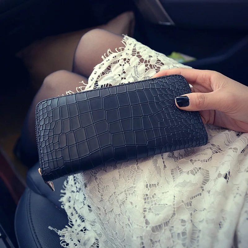 Новая мода камень Для женщин Женские Кошельки черный Цвет 6 цветов из