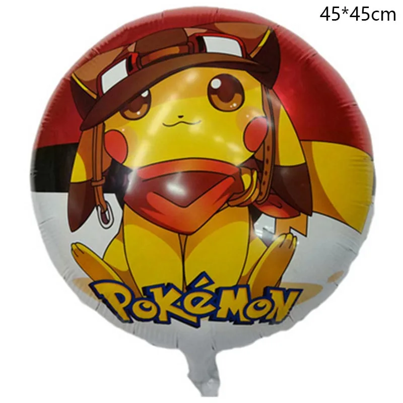 1 шт. мультфильм Пикачу из Pokemon Go гелиевая фольга Воздушные шары надувные детские украшения на день рождения Детские игрушки Детский день