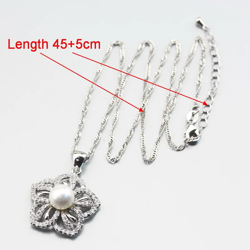 Женский свадебный ювелирный комплект из натурального жемчуга серебристого