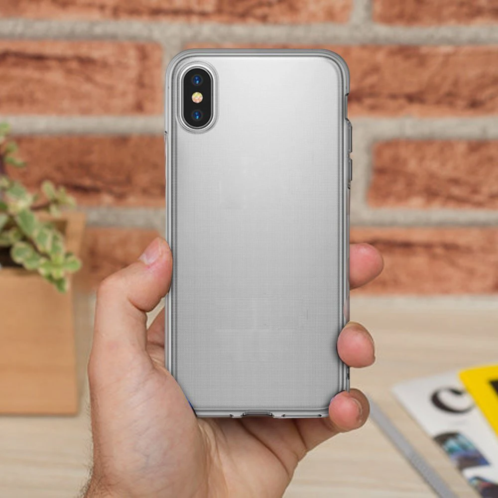 360 градусов Полная защита Прозрачный мягкий силиконовый чехол для iPhone X 7 Plus 8 6S SE 5C 4S противоударный передний задний гелевый Чехол для телефона