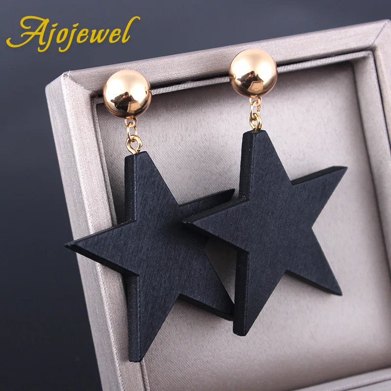 Ajojewel преувеличены серьги большой горный хрусталь сердце для женщин ювелирные изделия с имитацией жемчуга