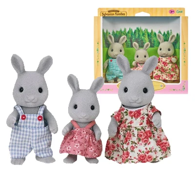Sylvanian Families кукольный домик пушистая фигурка животного Семейный комплект кролик/медведь/собаки/белки/кошка/овца/обезьяна новинка - Цвет: 5124