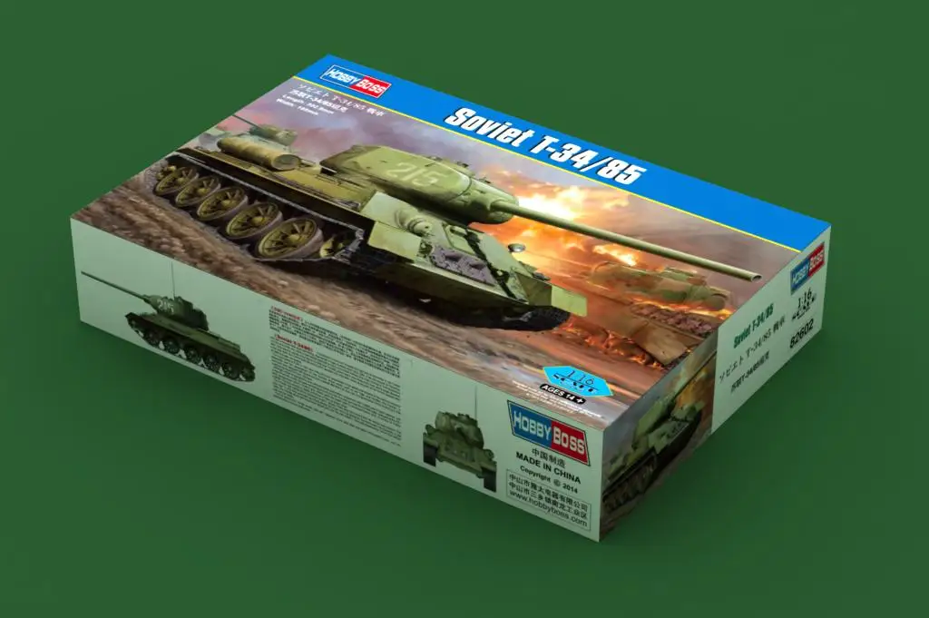 HOBBY BOSS 1/16 масштабные модели танков 82602 советская T-34/85 среднего размера Танк колесницы