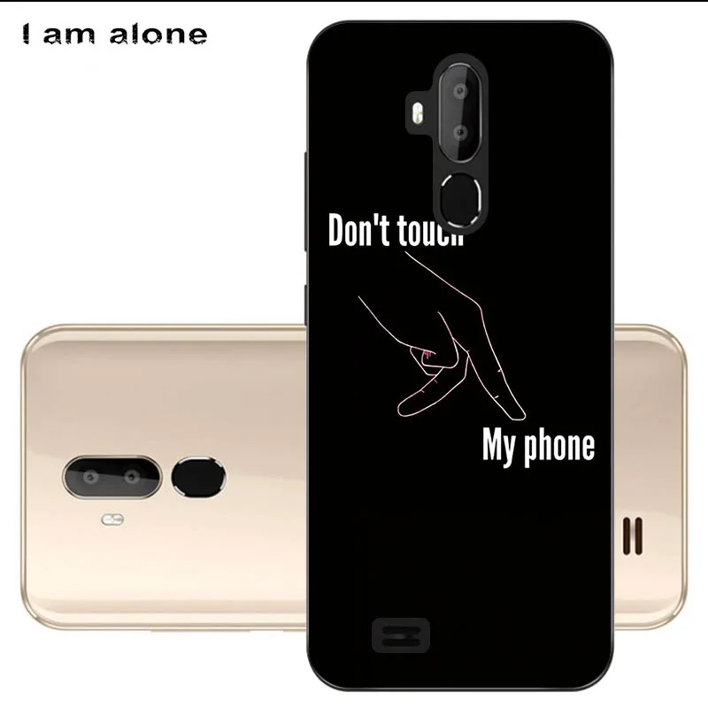 Чехлы для телефонов I am alone для Oukitel C12 Pro, 6,18 дюймов, модные чехлы из мягкого ТПУ для мобильных телефонов с цветочным рисунком для Oukitel C12 Pro - Цвет: Black TPU U10