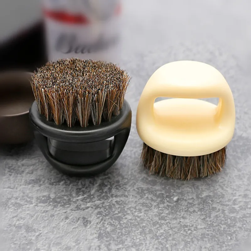 Новый ABS Ручка кольцо борода щетка для бритья Кабан щетина усы гребень набор