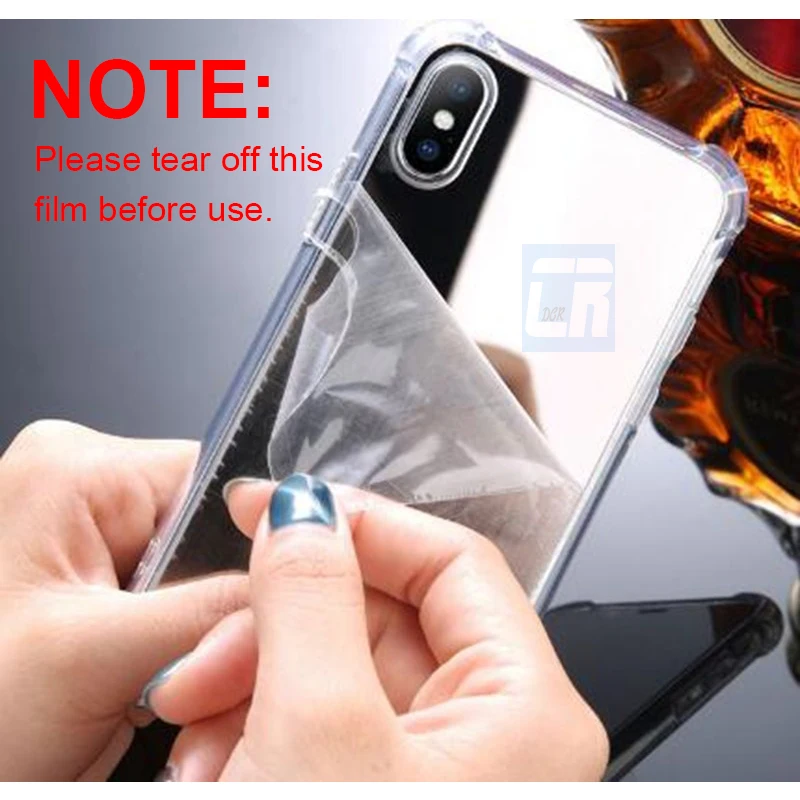 Plating Mirror Phone Case for iPhone X XR XS Max Luxury Soft TPU Shockproof Cover 8 7 6 6s Plus Girly Cute Back Cases |