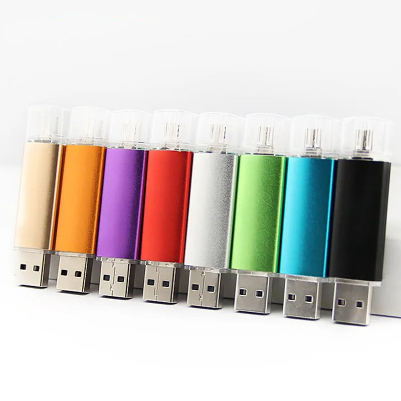 Цветной OTG USB флеш-накопитель 16 ГБ 32 Флешка 4 Гб 6 64 u-диск флэш-накопитель для