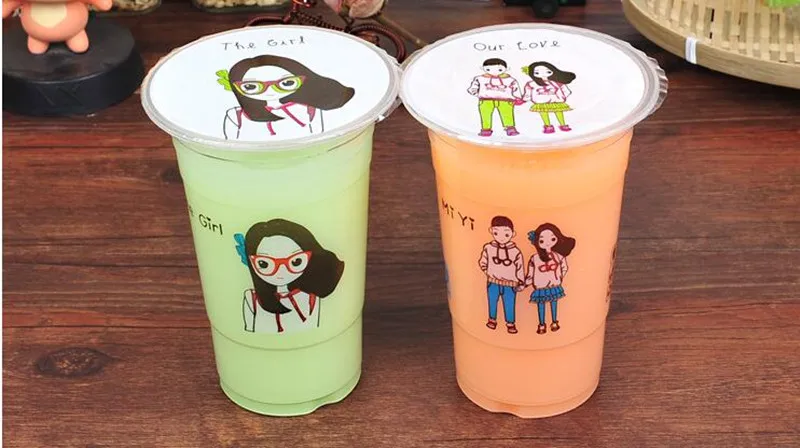 

Disposable bubble tea /milk tea /plastic cup sealing film