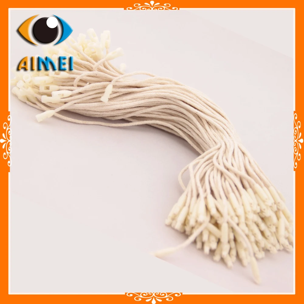 

Factory direct clothing hanging tablets customized beige cotton thread warrior single general clothing spot