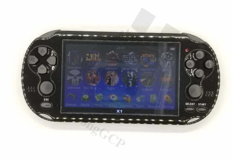 Портативная игровая приставка Dual Rocker 4 3 дюйма 8 Гб поддержка ТВ камеры видео