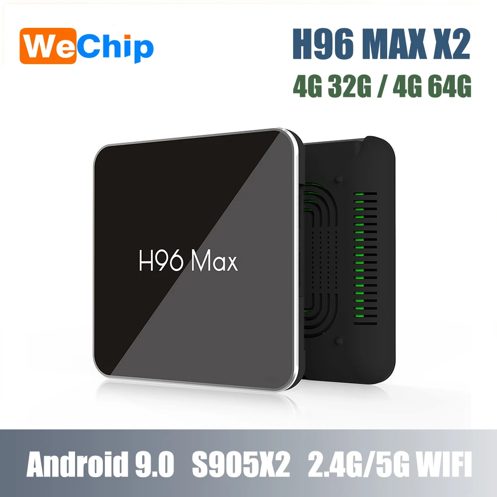 H96 MAX X2 Смарт Android 9 0 ТВ коробка голосовой пульт дистанционного управления