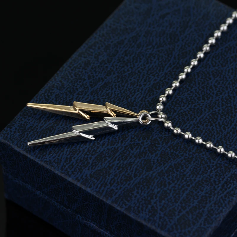 Цепочка из сплава с подвеской в виде молнии|movie jewelry|necklace charmjewelry jewelry |
