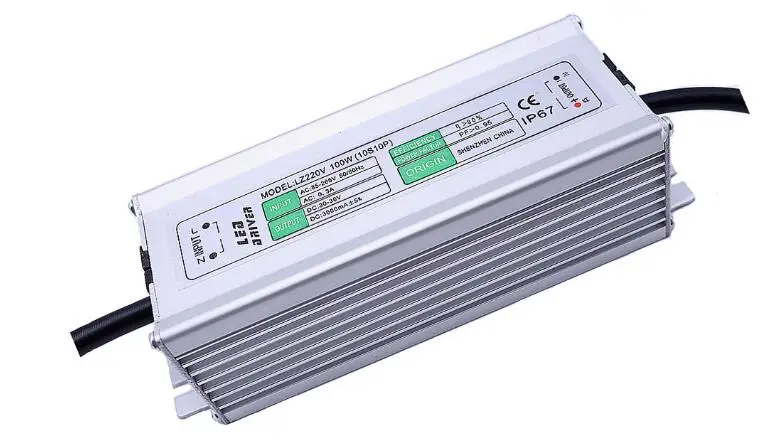 Новый IP66 20 Вт 30 50 60 70 80 100 Светодиодный драйвер адаптер трансформатор выключатель