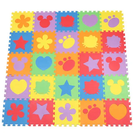 Мультфильм Аниме Кукла EVA пена детская игрушка игровой коврик пазл Блокировка