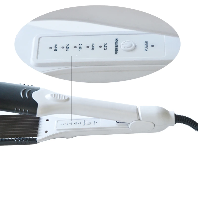 Профессиональный Выпрямитель для волос PET Материал Температура Регулировка
