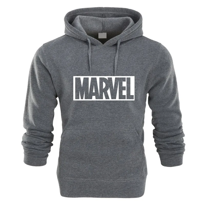 2018 Marvel печатных для мужчин свитер с капюшоном спортивный костюм Harajuku время